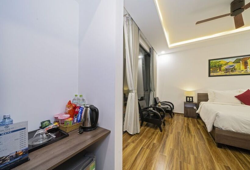 اتاق لوکس با چشمانداز استخر, The Nam An Villa Hoi An