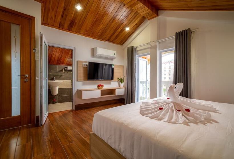 اتاق استاندارد با چشمانداز رودخانه, Truc Loc Villa