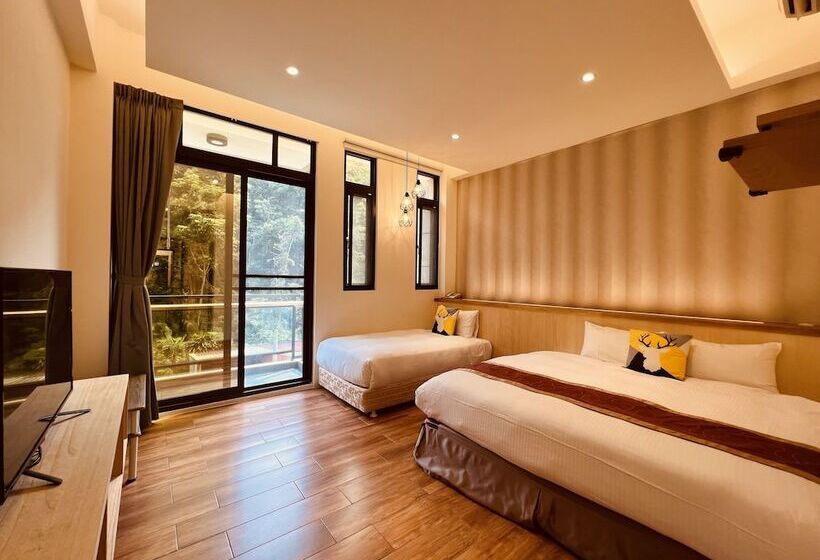 اتاق راحتی سه تخته, 日月潭沅居民宿 Yuan Ju Boutique