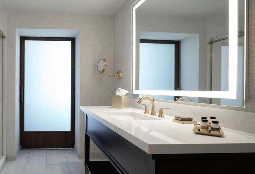 스탠다드 룸 킹사이즈 침대, The Axis Moline Hotel, Tapestry Collection By Hilton