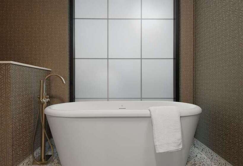 스탠다드 룸 킹사이즈 침대, The Axis Moline Hotel, Tapestry Collection By Hilton