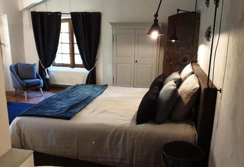 庭の見えるスタンダードトリプルルーム, La Bastide De L Adrech