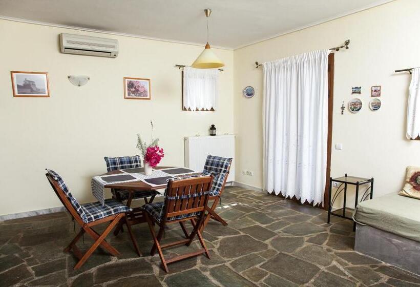 آپارتمان 1 خوابه با چشم‌انداز دریا, Ionia Studios