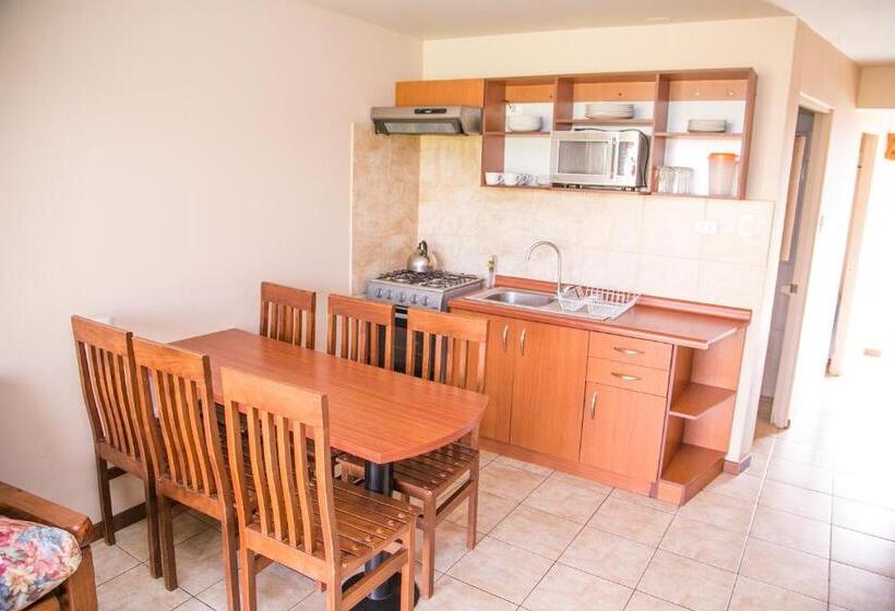 شقة غرفة نوم واحدة مزودة بشُرفة, Cabañas Las Añañucas V