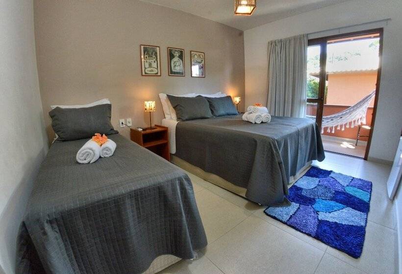 Трехместный Номер Стандарт Вид на Сад, Club Do Balanço Pousada E Restaurante