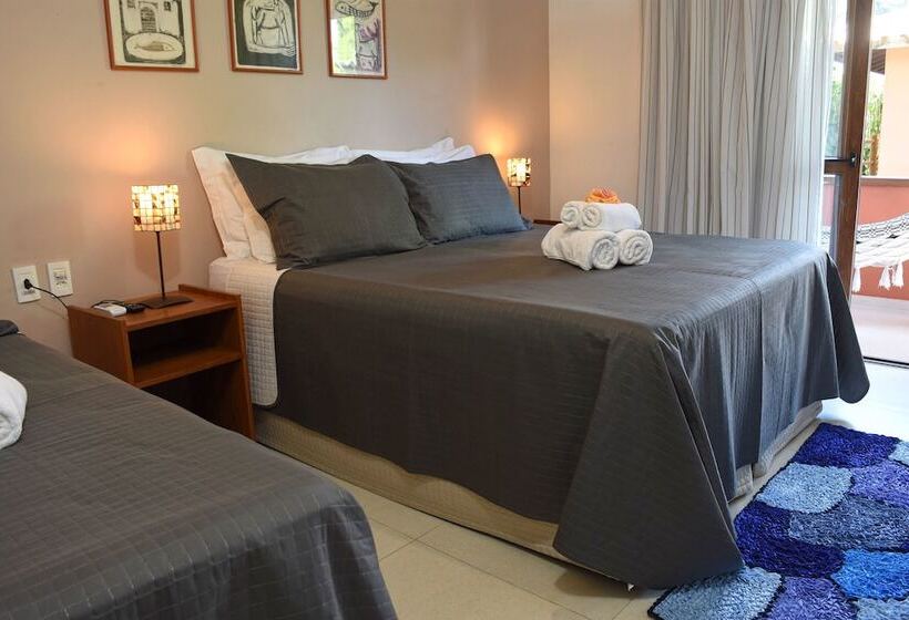 Трехместный Номер Стандарт Вид на Сад, Club Do Balanço Pousada E Restaurante