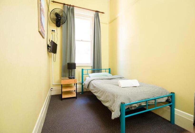 标准单人间共用浴室, Yha Newcastle Beach