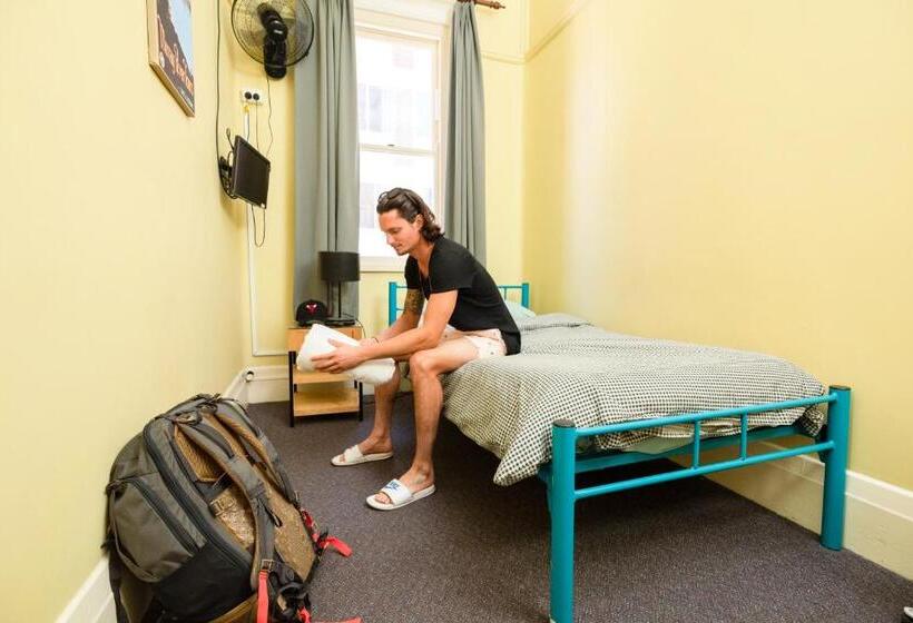 标准单人间共用浴室, Yha Newcastle Beach