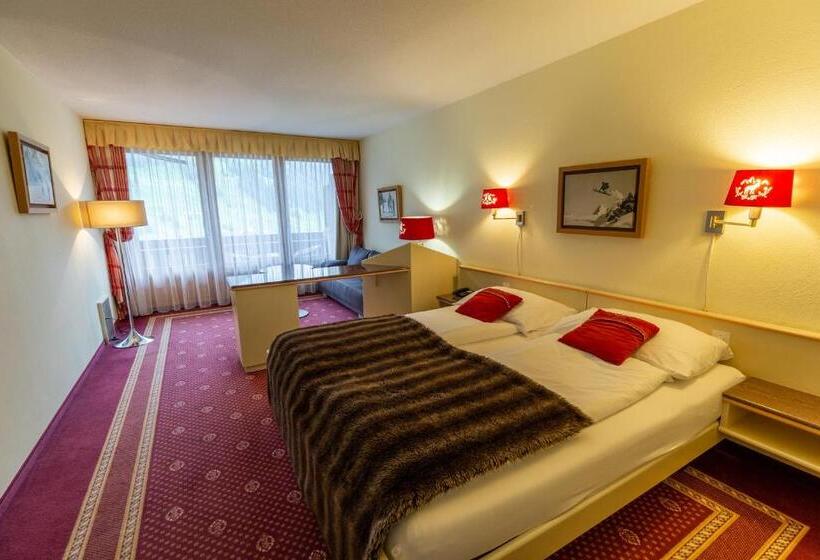 Deluxe Room Mountain View, Chalet Hotel Beau Site