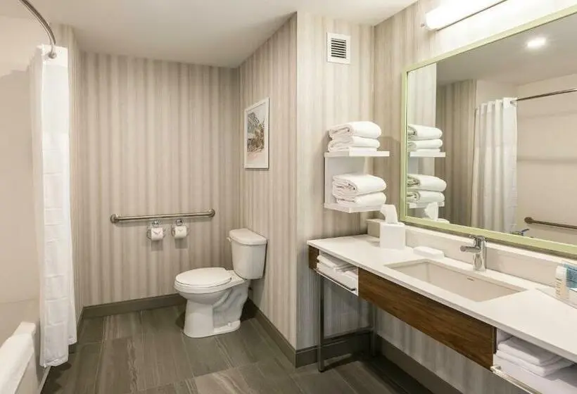 اتاق استاندارد با تخت بزرگ برای معلولان, Hampton Inn & Suites By Hilton Quebec City Beauport