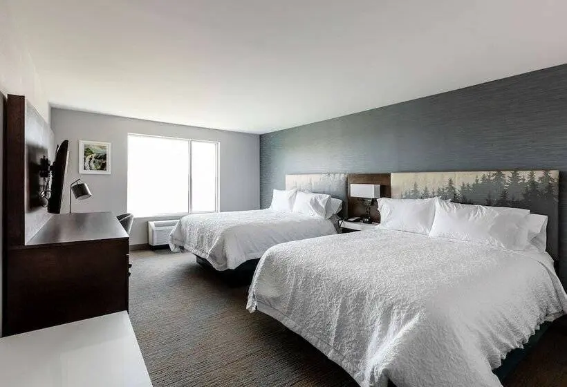 اتاق استاندارد با 2 تخت دوبل, Hampton Inn & Suites By Hilton Quebec City Beauport