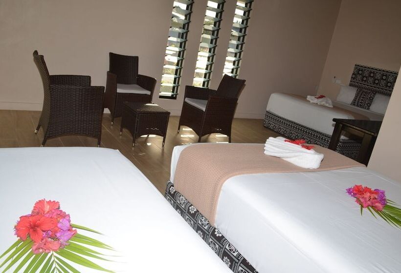 חדר משפחתי נוף להרים, Seatiki Resort Fiji On Coast