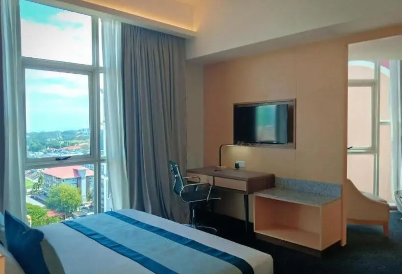 キングサイドベッドのスタンダードワンルーム, Paya Bunga Hotel Terengganu