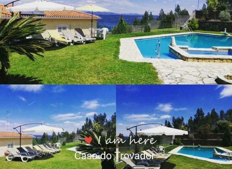 Вилла с 1 спальней и бассейном, Casa Do Trovador