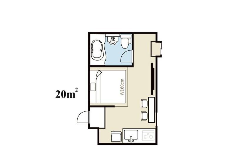 اتاق استاندارد, Relax Hotel Takayama Station