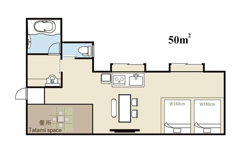 اتاق لوکس, Relax Hotel Takayama Station