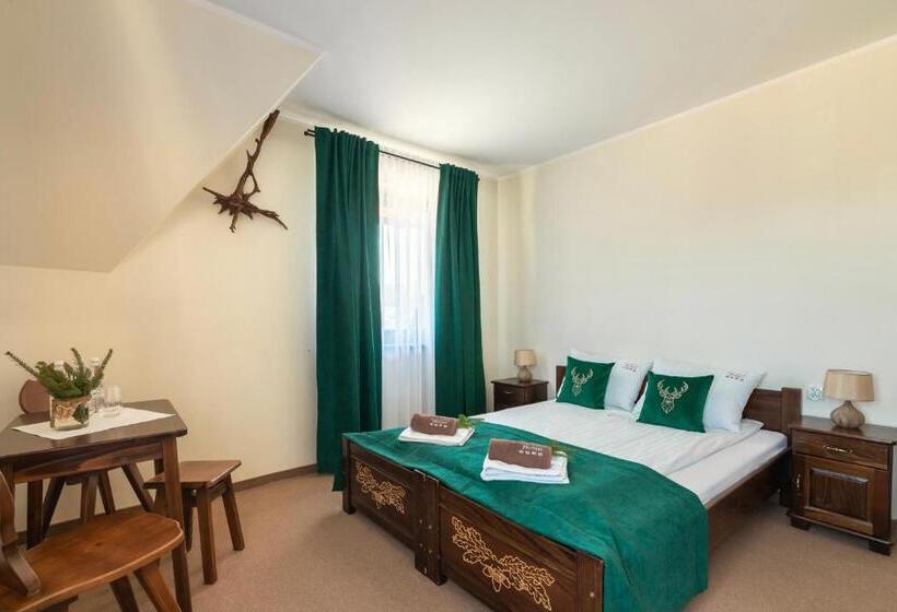 غرفة قياسية مزوَّدة بشُرفة, Dworek Myśliwski Hubert świetna Lokalizacja 50m Od Term Bania