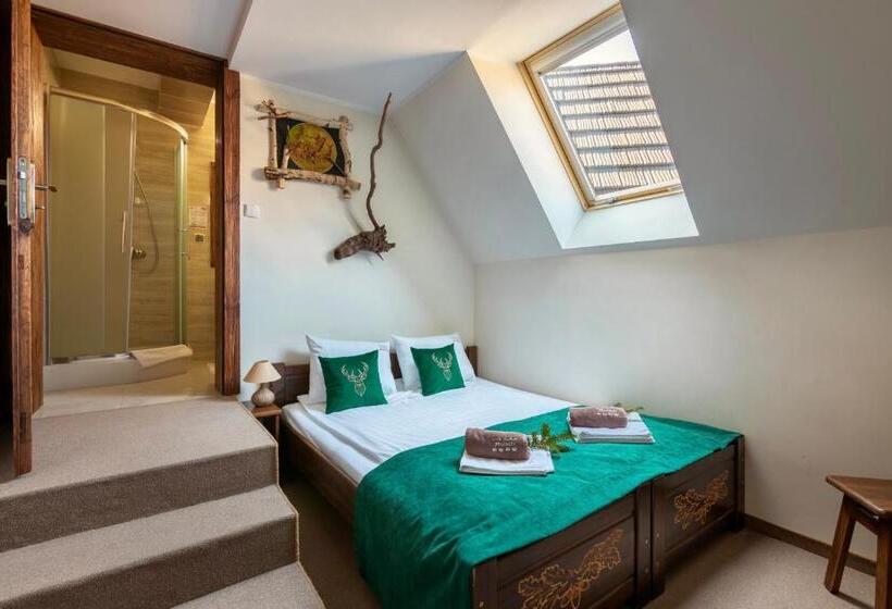 غرفة قياسية مزوَّدة بشُرفة, Dworek Myśliwski Hubert świetna Lokalizacja 50m Od Term Bania