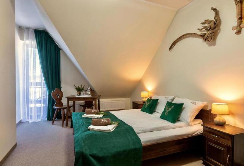 غرفة قياسية مزوَّدة بشُرفة, Dworek Myśliwski Hubert świetna Lokalizacja 50m Od Term Bania