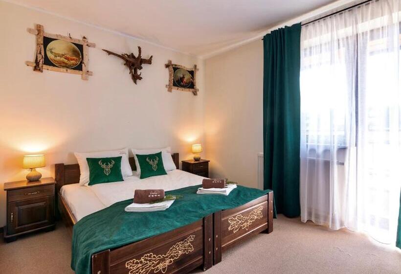 إستديو قياسى مزود بشرفة, Dworek Myśliwski Hubert świetna Lokalizacja 50m Od Term Bania