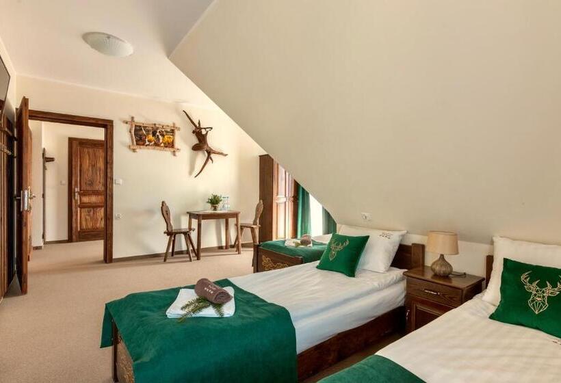 إستديو قياسى مزود بشرفة, Dworek Myśliwski Hubert świetna Lokalizacja 50m Od Term Bania