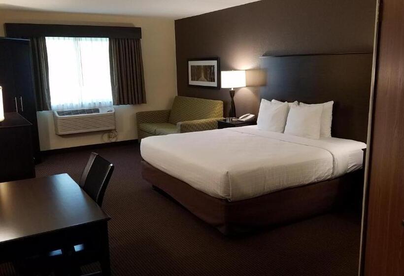 غرفة قياسية سرير كينج لذوى الإحتياجات الخاصة, Americinn By Wyndham Rhinelander