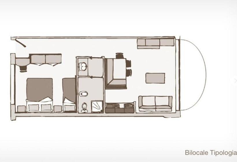 דירת חדר נוף לים, Altamarea Residence & Family