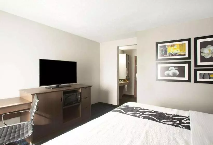 اتاق استاندارد با تخت بزرگ برای معلولان, La Quinta Inn By Wyndham St. Louis Hazelwood  Airport North