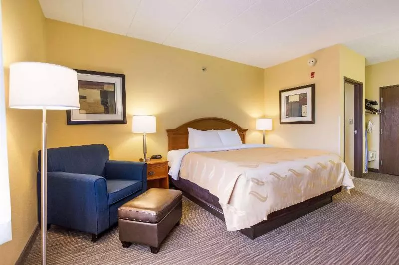 キングサイズベッドのスタンダードルーム, Quality Inn & Suites Cvg Airport