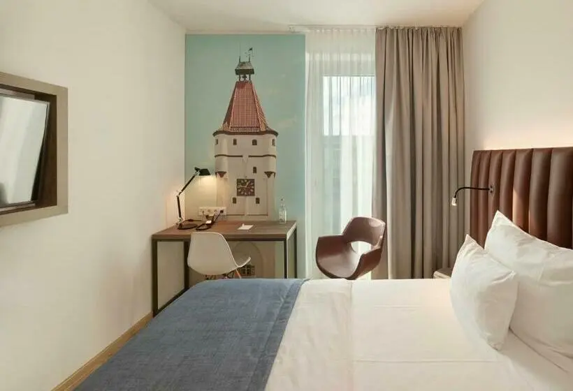 Standard Yhden Hengen Huone Parveke, Aiden by Best Western Biberach