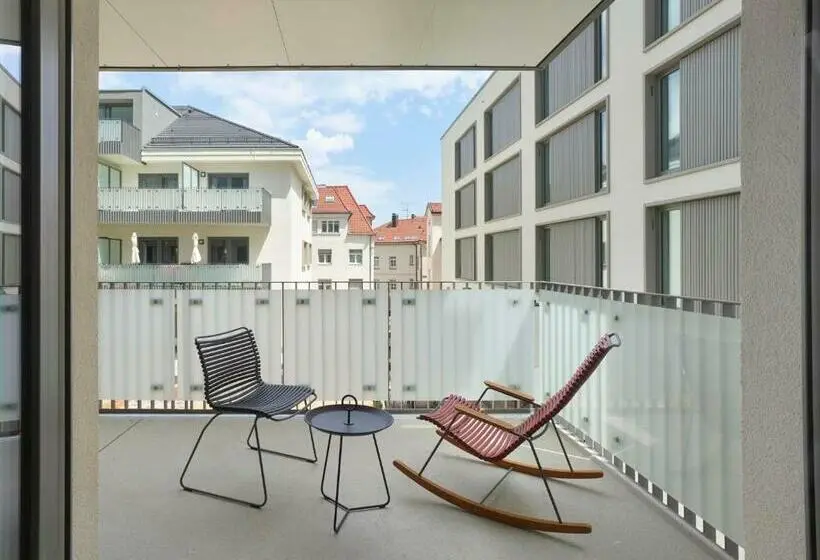 Standard Yhden Hengen Huone Parveke, Aiden by Best Western Biberach