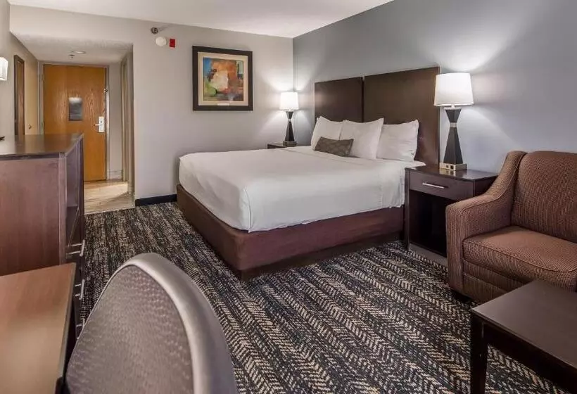 キングサイズベッドのスタンダードルーム, Best Western Inn Florence