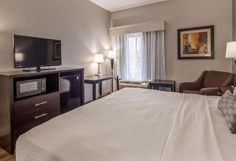 キングサイズベッドのスタンダードルーム, Best Western Inn Florence