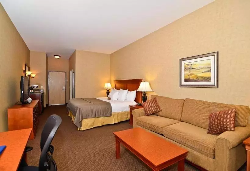 キングサイズベッドのスタンダードルーム, Best Western Plus Kennewick Inn