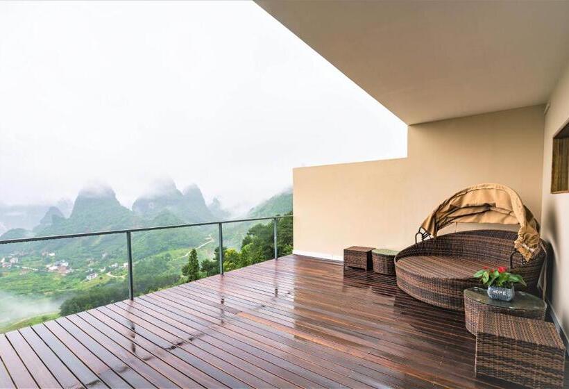 Стандартный Номер Кровать Кинг, Misty Wonderland ,yangshuo Xingping