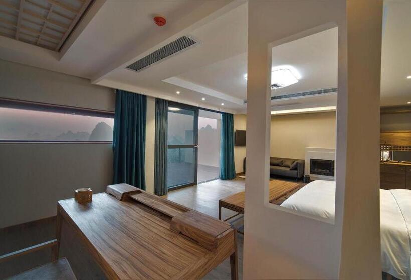 Стандартный Номер Кровать Кинг, Misty Wonderland ,yangshuo Xingping