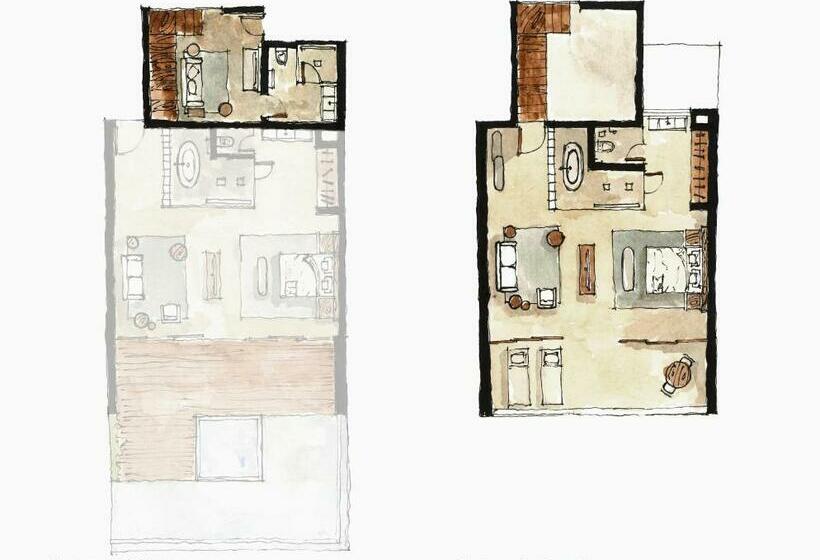 1침실 듀플렉스 빌라, Carmel Taiba Exclusive Resort