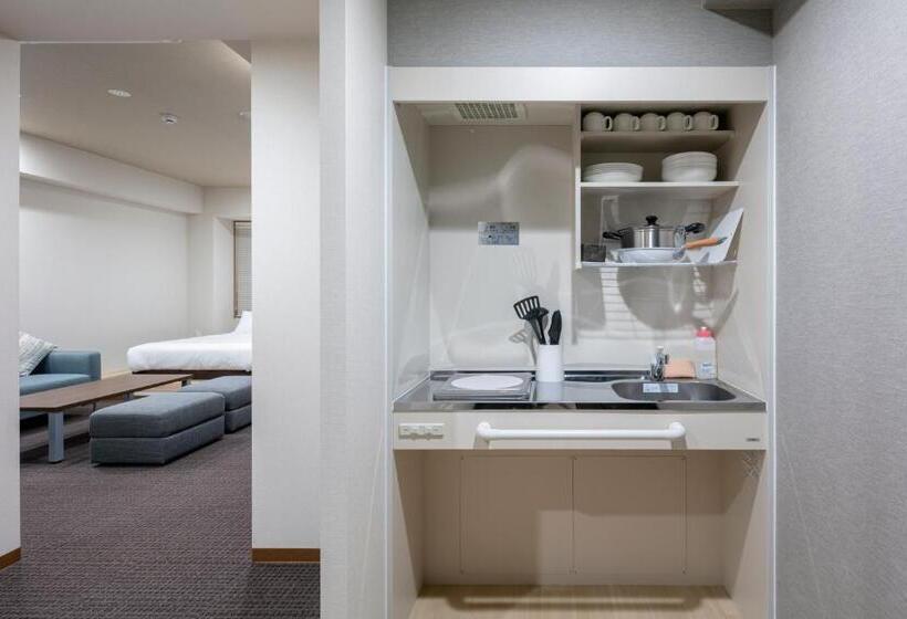 חדר דלוקס לשלושה, Randor Residential Hotel Kyoto Suites