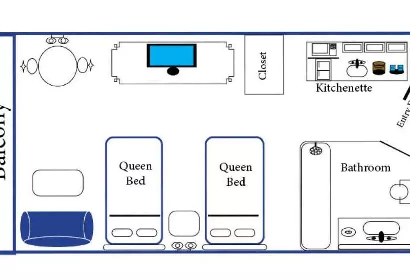オーシャンビュースタンダードルーム, Carousel Resort Hotel And Condominiums