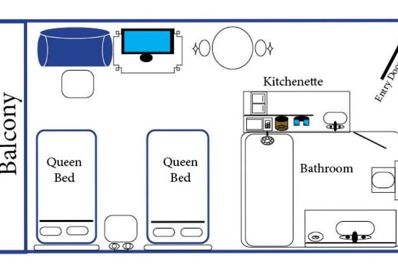 带观景的标准间, Carousel Resort Hotel And Condominiums
