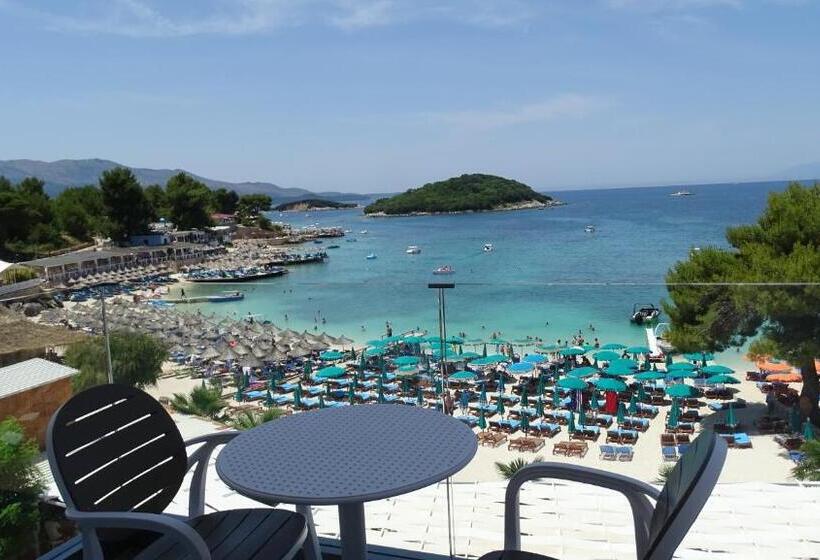 غرفة ديلوكس مطلّة علي البحر, King Hotel Ksamil