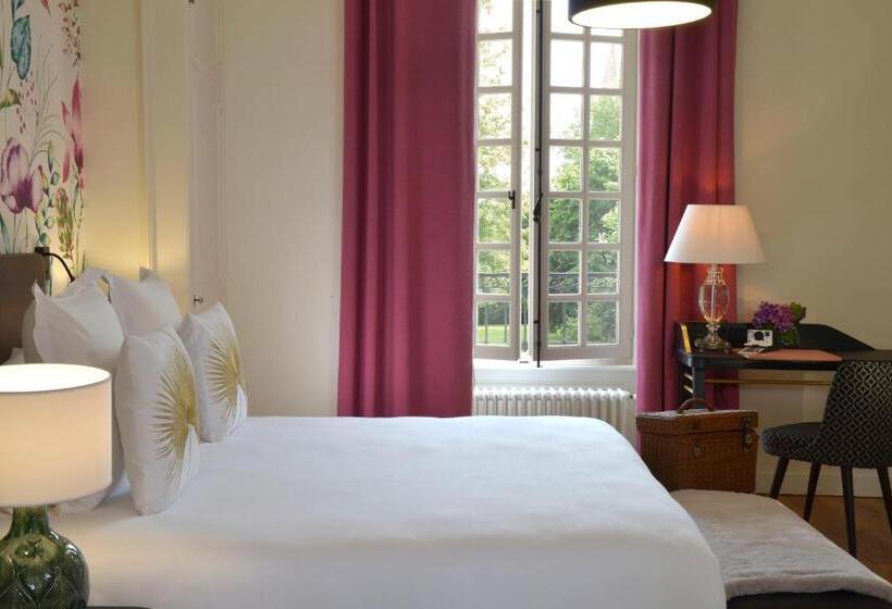 디럭스 룸 가든 전망, Château Saint Gilles   Bayeux