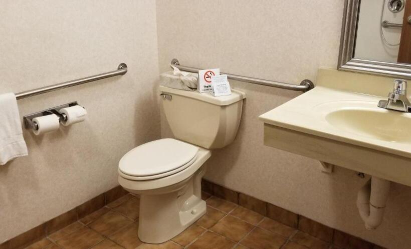 身障者適用キングサイズベッドルーム, Fairbridge Inn & Suites Batavia  Darien Amusement Park