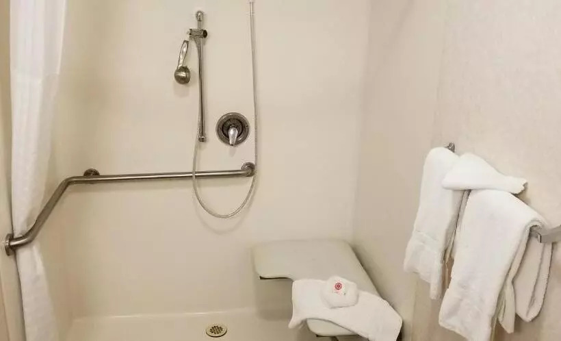 身障者適用キングサイズベッドルーム, Fairbridge Inn & Suites Batavia  Darien Amusement Park