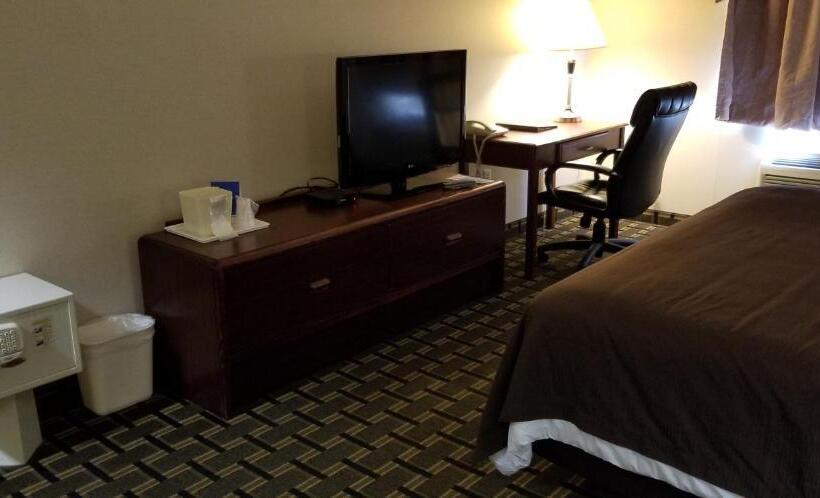 身障者適用キングサイズベッドルーム, Fairbridge Inn & Suites Batavia  Darien Amusement Park