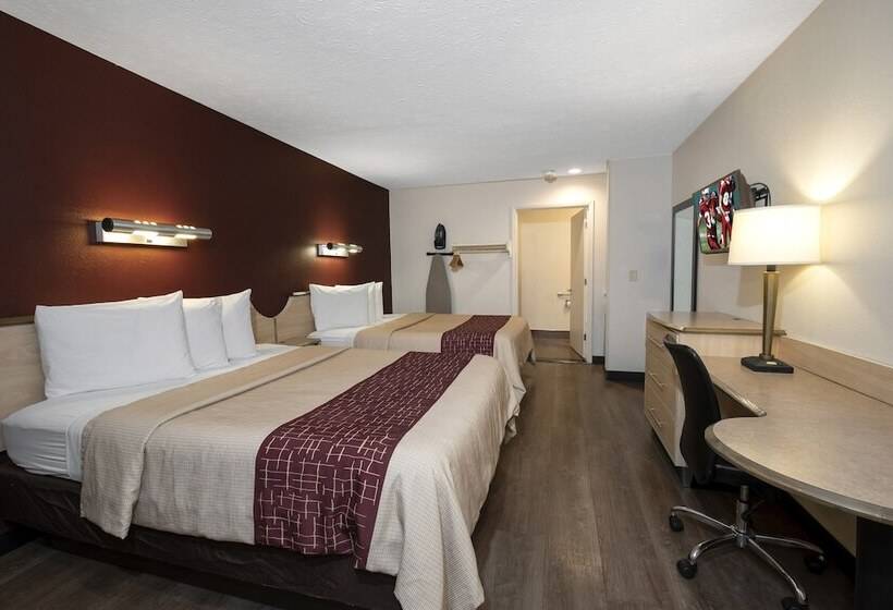غرفة ديلوكس لذوى الاحتياجات الخاصة, Red Roof Inn Indianapolis  Greenwood