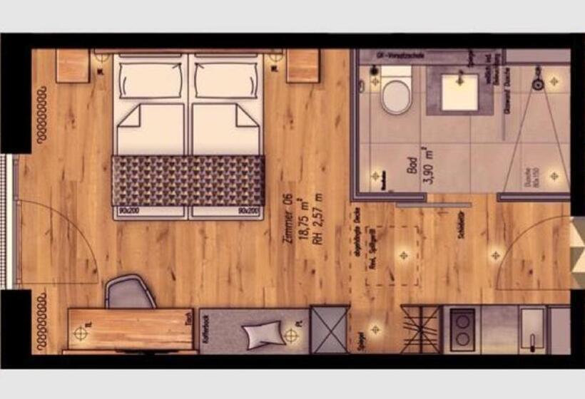 Номер Deluxe, Walhalla Hotel Regensburg Hoeferer 4 Sterne Superior