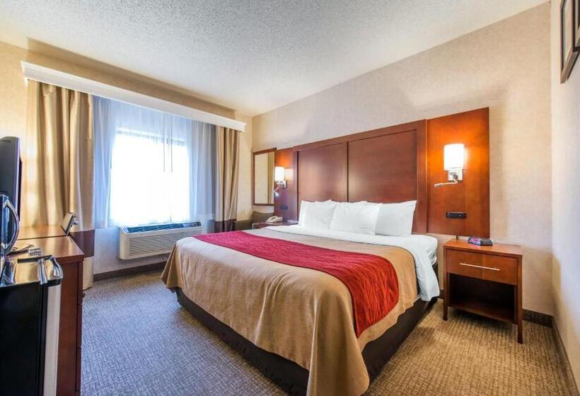 キングサイズベッドのデラックスルーム, Comfort Inn North  Air Force Academy Area
