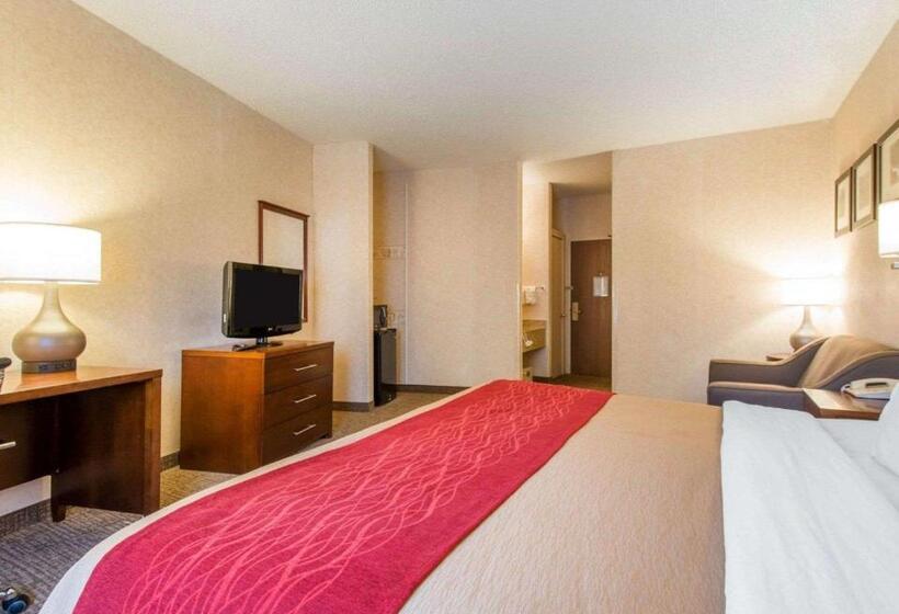 キングサイズベッドのスイートルーム, Comfort Inn North  Air Force Academy Area