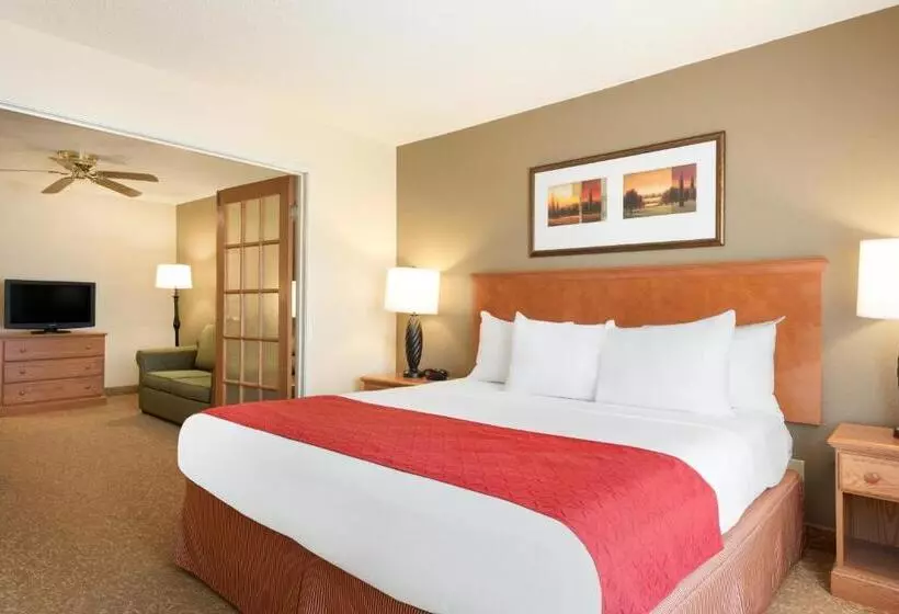 キングサイズベッドのスイートルーム, Country Inn & Suites By Radisson, Davenport, Ia